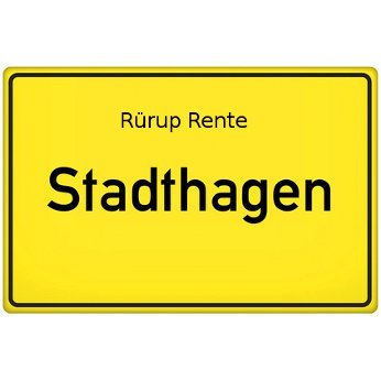 Rürup Rente Stadthagen