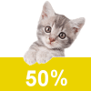 Katzenschutzfaktor 50%