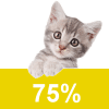 Katzenschutzfaktor 75%