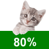 Katzenschutzfaktor 80%