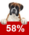 Hundeschutzfaktor 58%