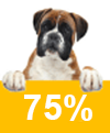 Hundeschutzfaktor 75%
