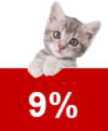 Katzenschutzfaktor 9%
