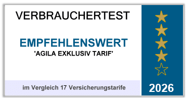 Agila OP-Versicherung Testsiegel